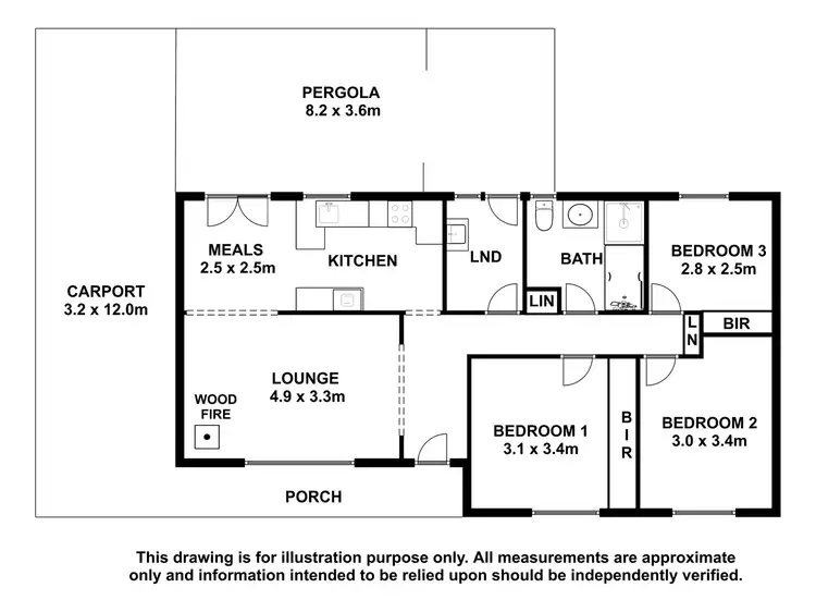 Floorplan of Homely house listing, 47 Williams Avenue, Keith SA 5267