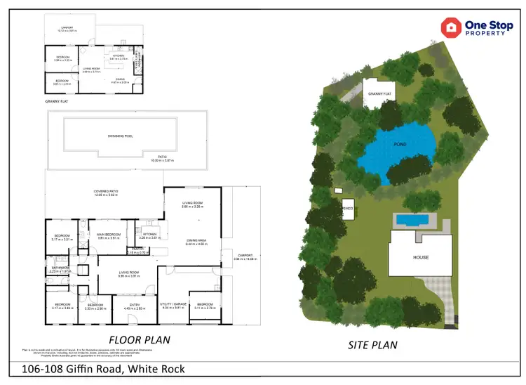 Floorplan of Homely rural property listing, 106-108 Giffin Road, White Rock QLD 4868
