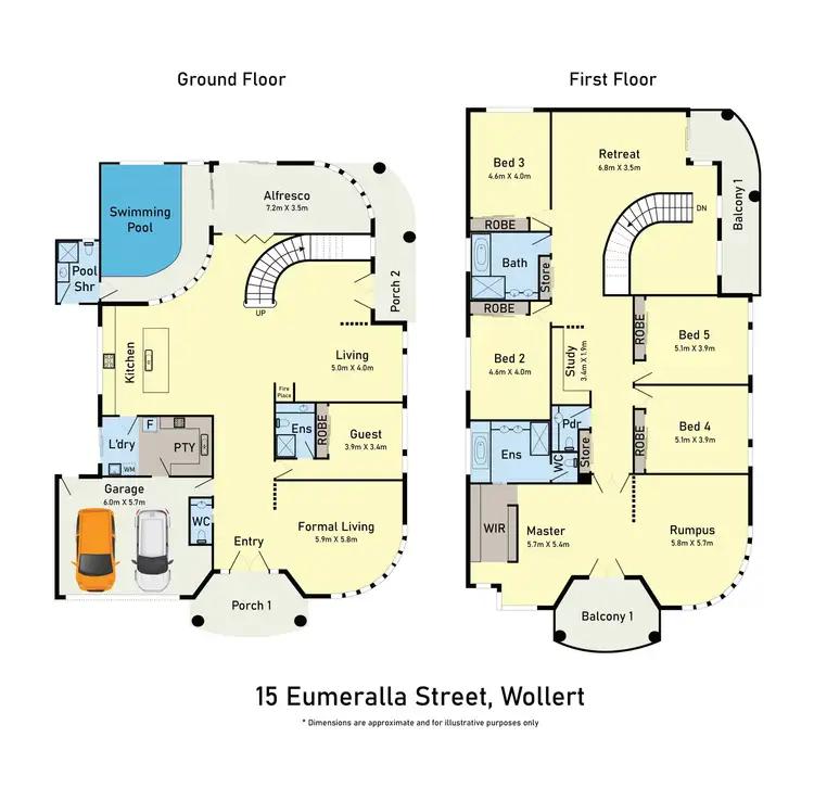 Floorplan of Homely house listing, 15 Eumeralla Street, Wollert VIC 3750