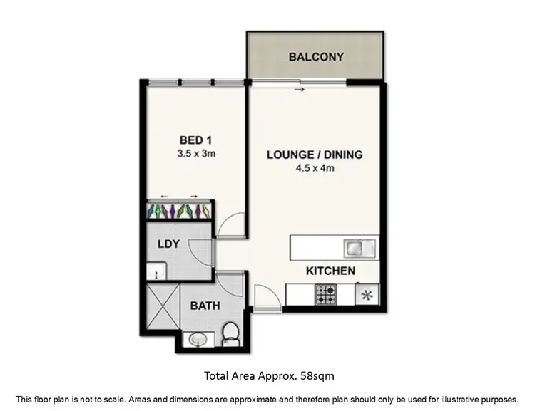 Floorplan of Homely apartment listing, 806/128 Charlotte Street, Brisbane City QLD 4000