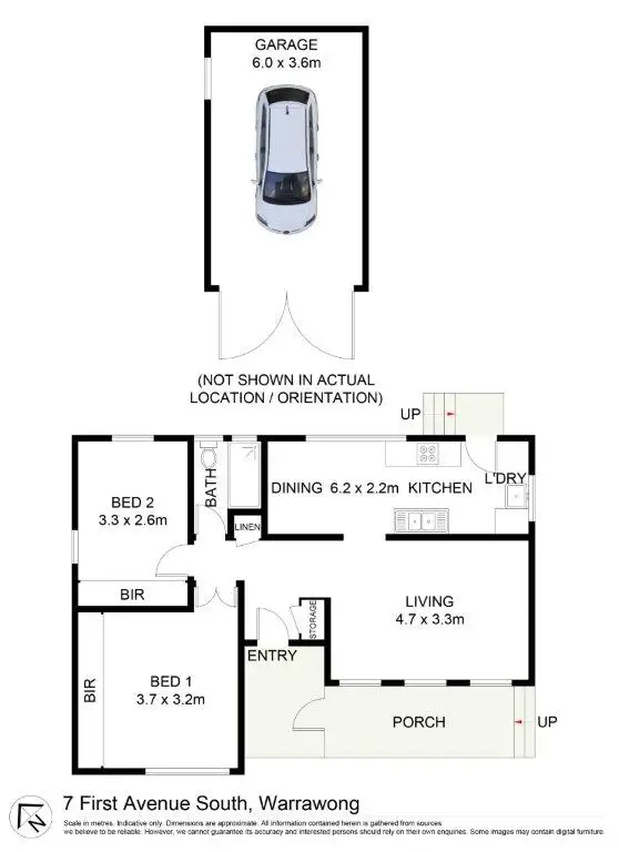 Floorplan of Homely house listing, 7 First Avenue South, Warrawong NSW 2502