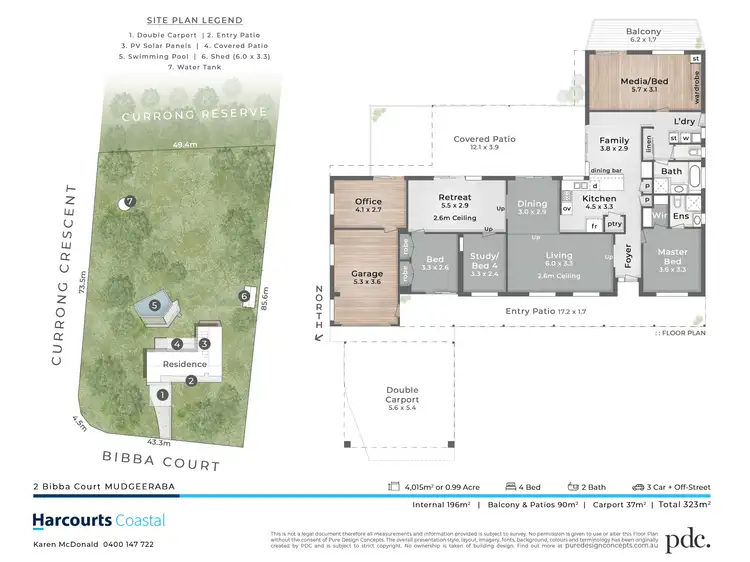 Floorplan of Homely house listing, 2 Bibba Court, Mudgeeraba QLD 4213