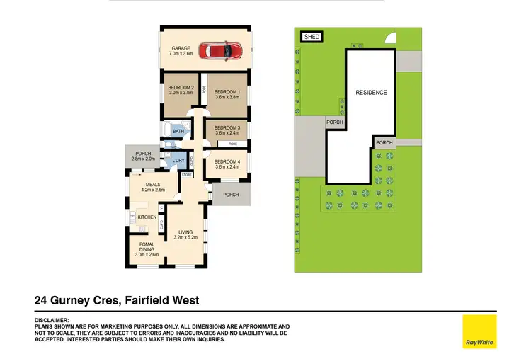 Floorplan of Homely house listing, 24 Gurney Crescent, Fairfield West NSW 2165