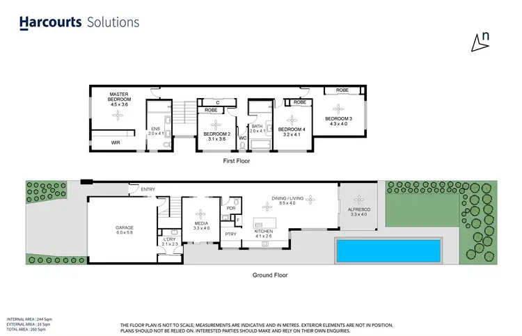 Floorplan of Homely townhouse listing, 3/8 Moore Street, Victoria Point QLD 4165