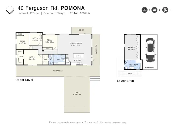Floorplan of Homely house listing, 40 Ferguson Road, Pomona QLD 4568