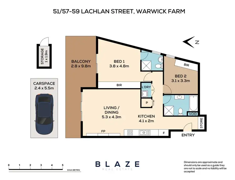Floorplan of Homely unit listing, 51/57-59 Lachlan Street, Warwick Farm NSW 2170