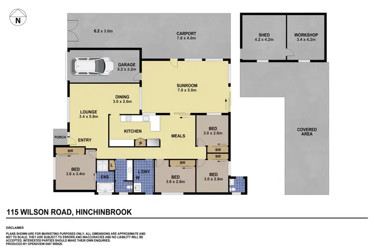 Floorplan of Homely house listing, 115 Wilson Road, Hinchinbrook NSW 2168