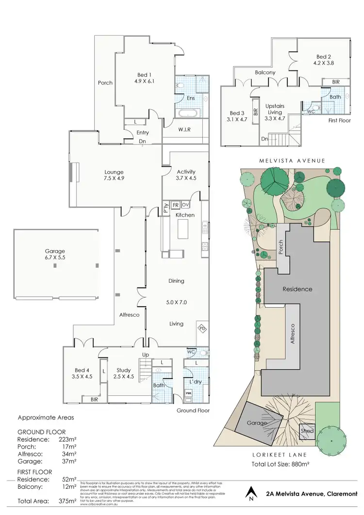 Floorplan of Homely house listing, 2A Melvista Avenue, Claremont WA 6010