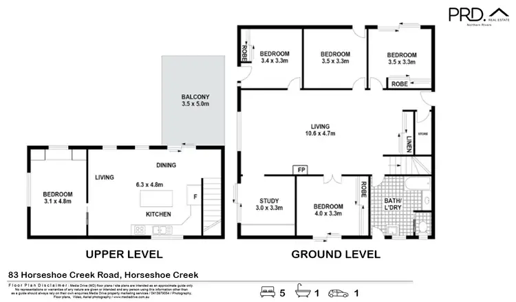 Floorplan of Homely rural property listing, 83 Horseshoe Creek Road, Horseshoe Creek NSW 2474