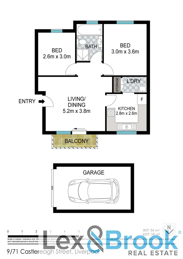 Floorplan of Homely unit listing, 9/71-73 Castlereagh St, Liverpool NSW 2170