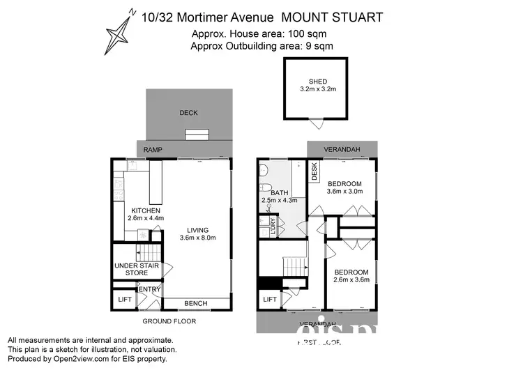 Floorplan of Homely unit listing, 10/32 Mortimer Avenue, Mount Stuart TAS 7000