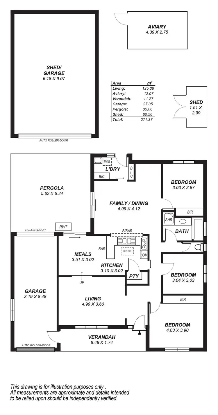 Floorplan of Homely house listing, 53A Acacia Avenue N, Campbelltown SA 5074