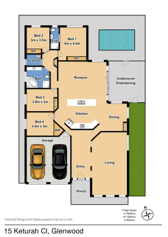 Floorplan of Homely house listing, 15 Keturah Close, Glenwood NSW 2768
