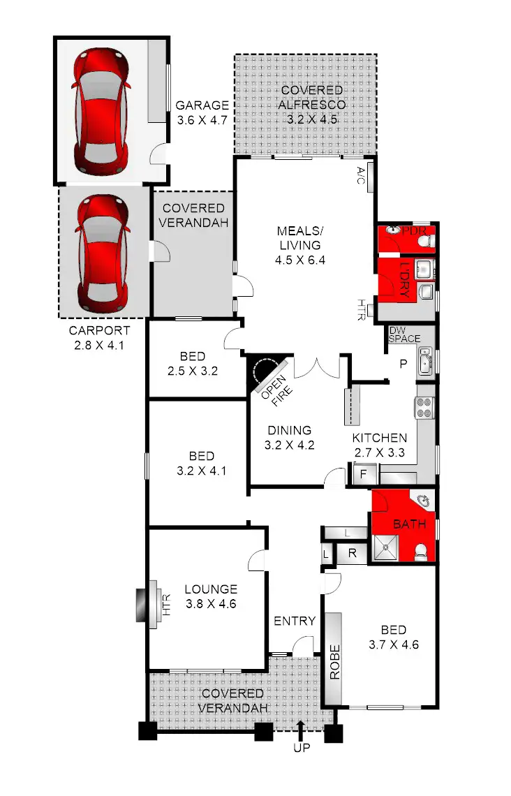 Floorplan of Homely house listing, 2 Cambridge Street, Belmont VIC 3216