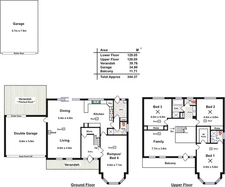 Floorplan of Homely house listing, 9 Hayward Drive, Evanston Park SA 5116