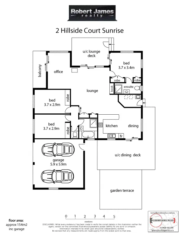 Floorplan of Homely house listing, 2 Hillside Court, Sunrise Beach QLD 4567