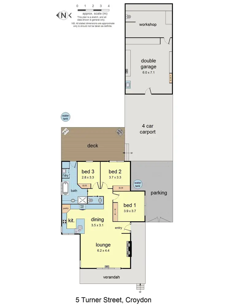 Floorplan of Homely house listing, 5 Turner Street, Croydon VIC 3136