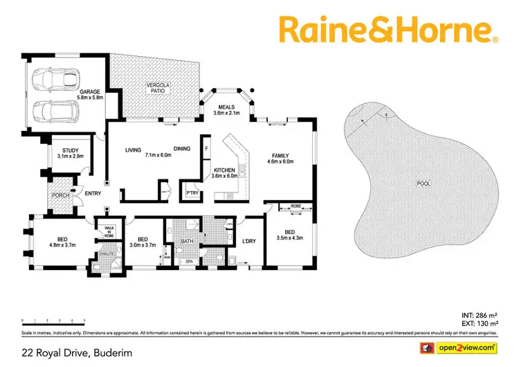 Floorplan of Homely house listing, 22 ROYAL DRIVE, Buderim QLD 4556