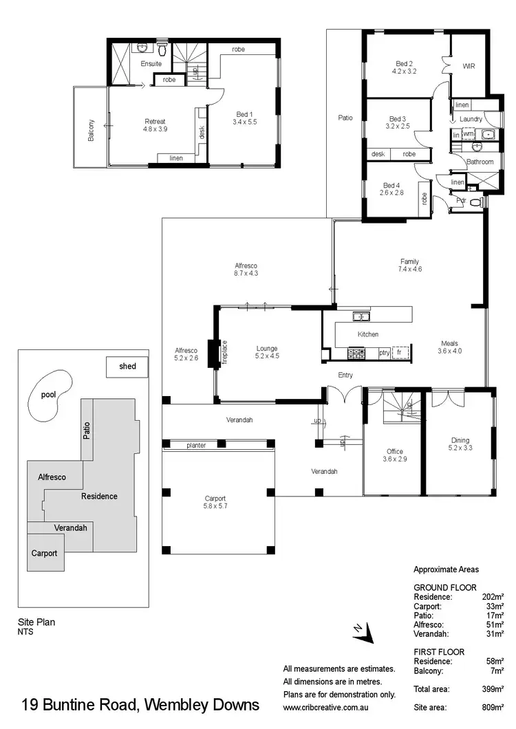 Floorplan of Homely house listing, 19 Buntine Road, Wembley Downs WA 6019
