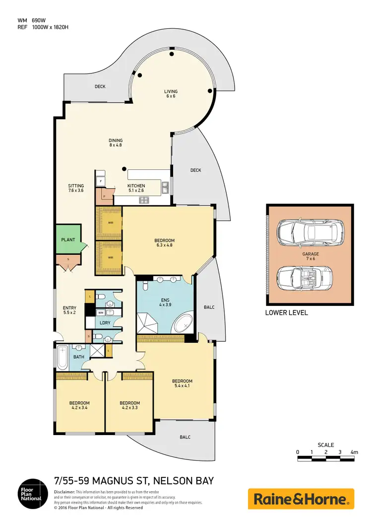 Floorplan of Homely apartment listing, 7/55-59 Magnus Street, Nelson Bay NSW 2315