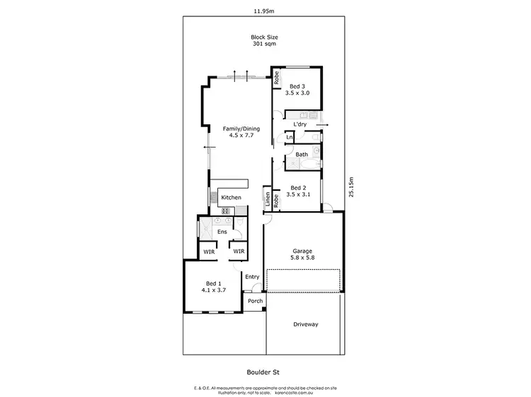 Floorplan of Homely house listing, 32 Boulder Street, Bentley WA 6102