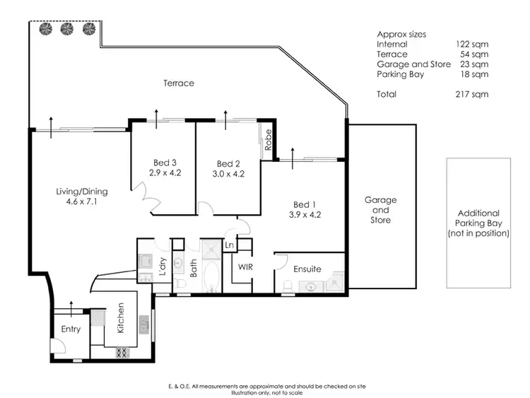 Floorplan of Homely apartment listing, 1/97 Berwick Street, Victoria Park WA 6100