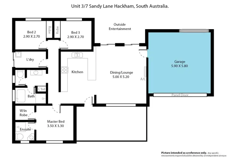 Floorplan of Homely house listing, 3-7 Sandy Lane, Hackham SA 5163