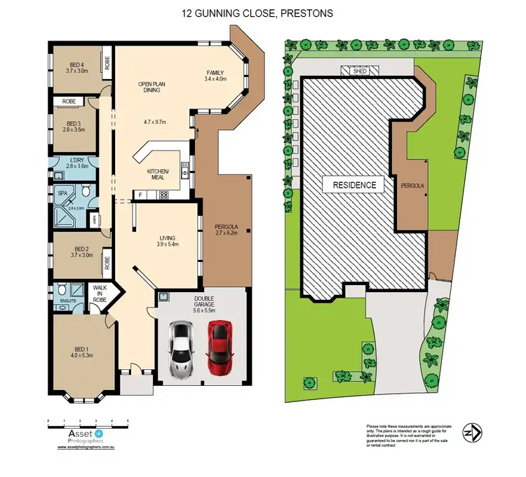 Floorplan of Homely house listing, 12 Gunning Close, Prestons NSW 2170