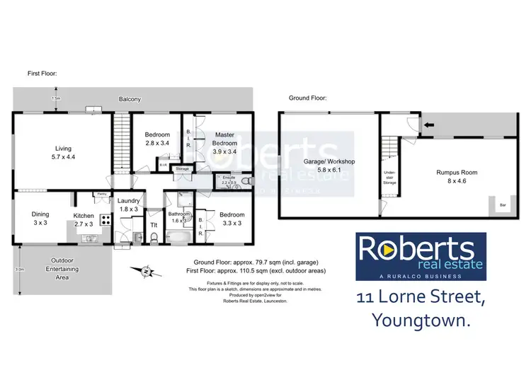 Floorplan of Homely house listing, 11 Lorne St, Youngtown TAS 7249