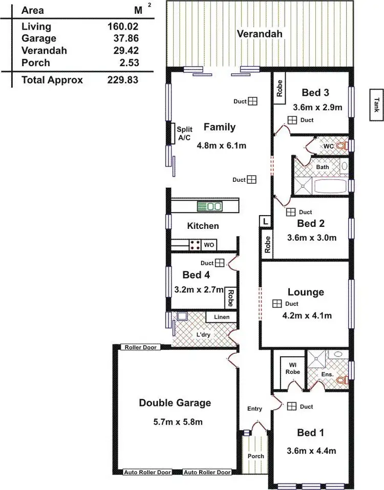 Floorplan of Homely house listing, 19 Lindner Crescent, Lyndoch SA 5351