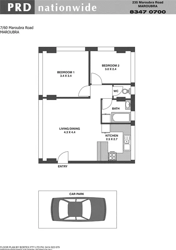 Floorplan of Homely unit listing, 7/60 Maroubra Road, Maroubra NSW 2035