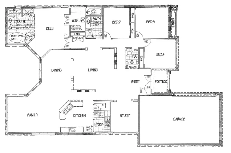 Floorplan of Homely house listing, 21 Golfgreen Terrace, Meadowbrook QLD 4131