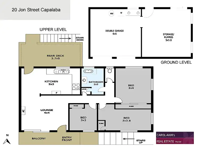 Floorplan of Homely house listing, 20 Jon Street, Capalaba QLD 4157
