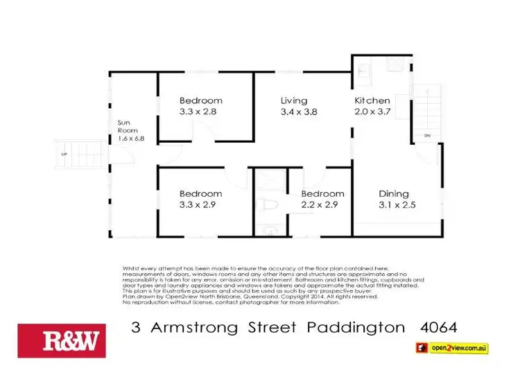 Floorplan of Homely house listing, 3 Armstrong Terrace, Paddington QLD 4064