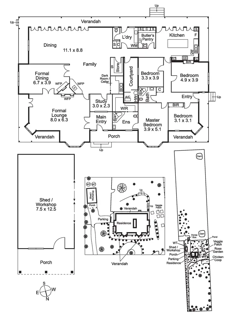 Floorplan of Homely house listing, 484 Mornington-Tyabb Road, Moorooduc VIC 3933