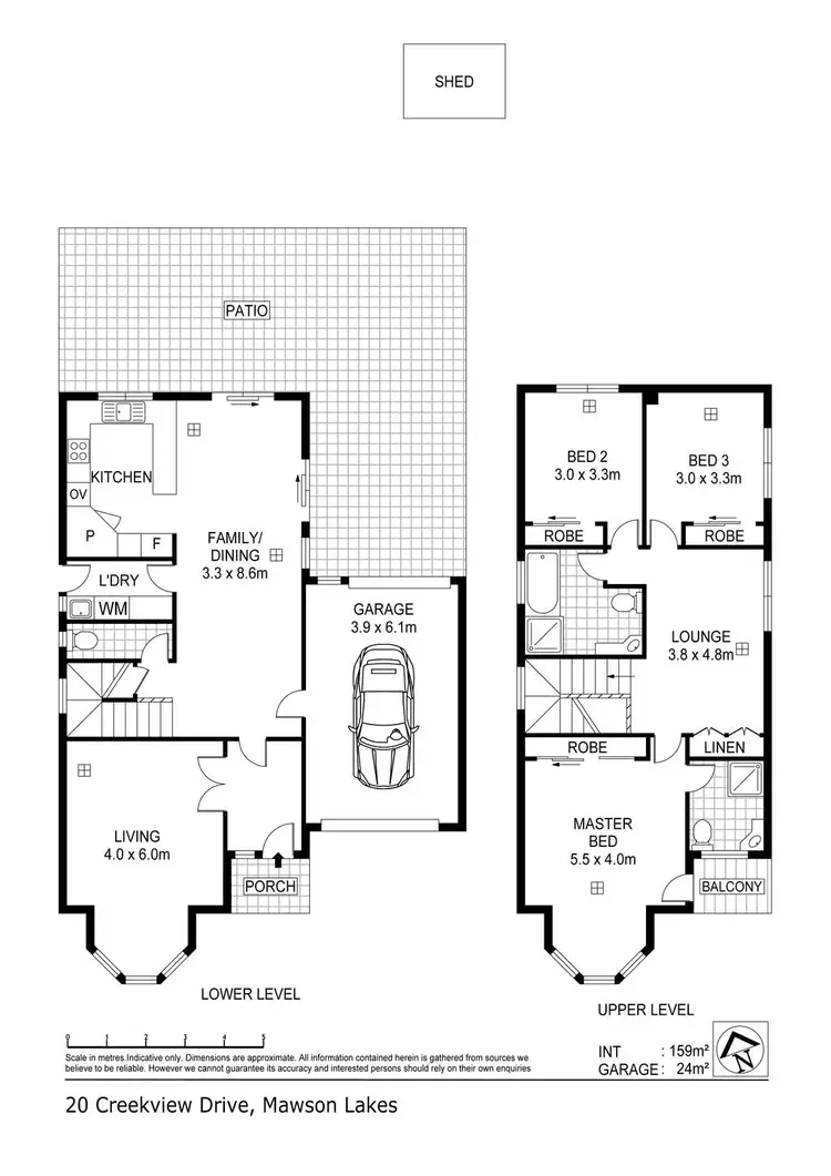 Floorplan of Homely house listing, 20 Creekview Drive, Mawson Lakes SA 5095
