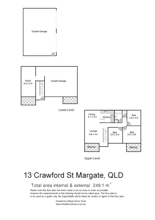 Floorplan of Homely house listing, 13 Crawford Street, Redcliffe QLD 4020