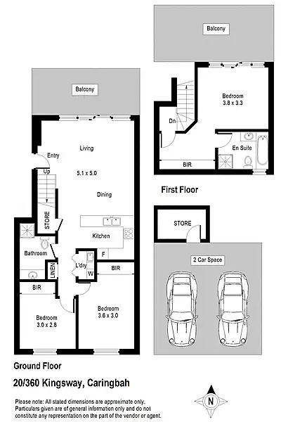 Floorplan of Homely apartment listing, 20/360 The Kingsway, Caringbah NSW 2229