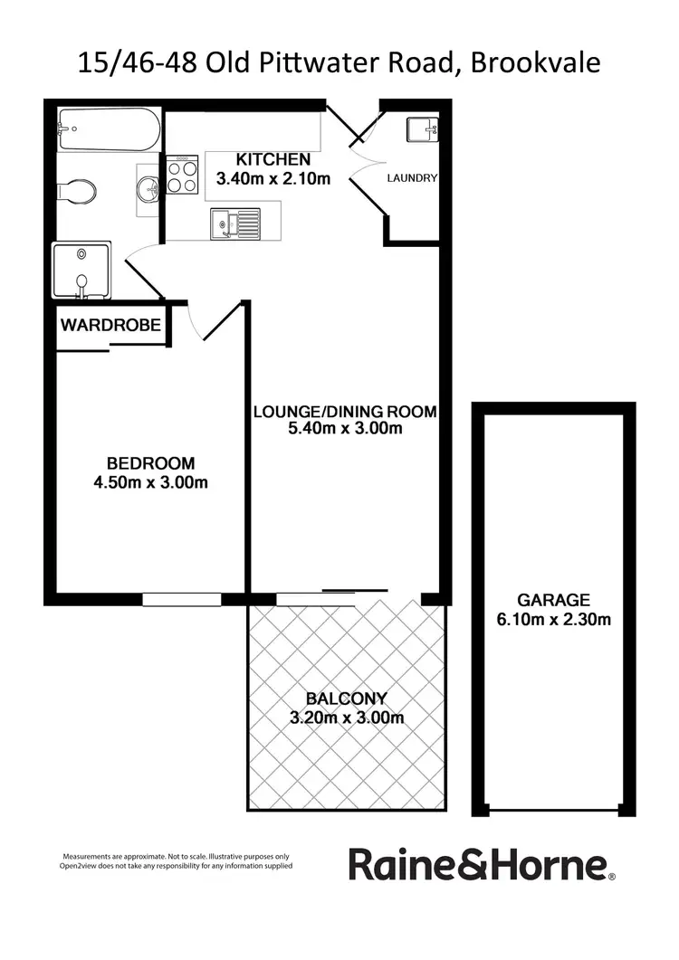 Floorplan of Homely unit listing, 15/46 Old Pittwater Road, Brookvale NSW 2100