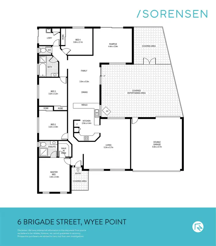 Floorplan of Homely house listing, 6 Brigade Street, Wyee Point NSW 2259