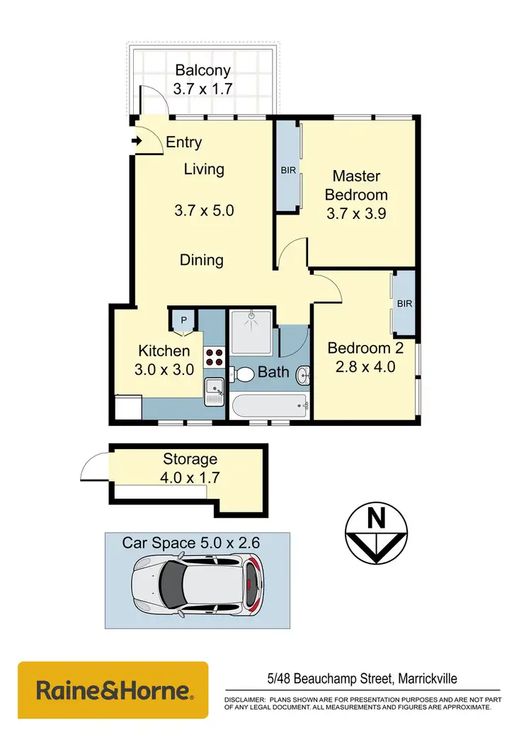 Floorplan of Homely apartment listing, 5/48 Beauchamp Street, Marrickville NSW 2204