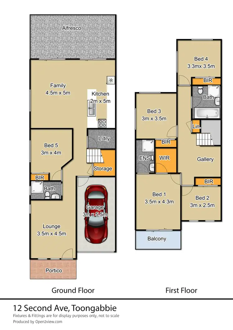 Floorplan of Homely semi-detached listing, 12 Second Avenue, Toongabbie NSW 2146