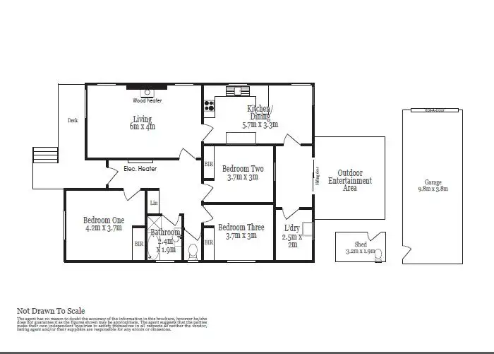 Floorplan of Homely house listing, 24 Alma Street, Youngtown TAS 7249