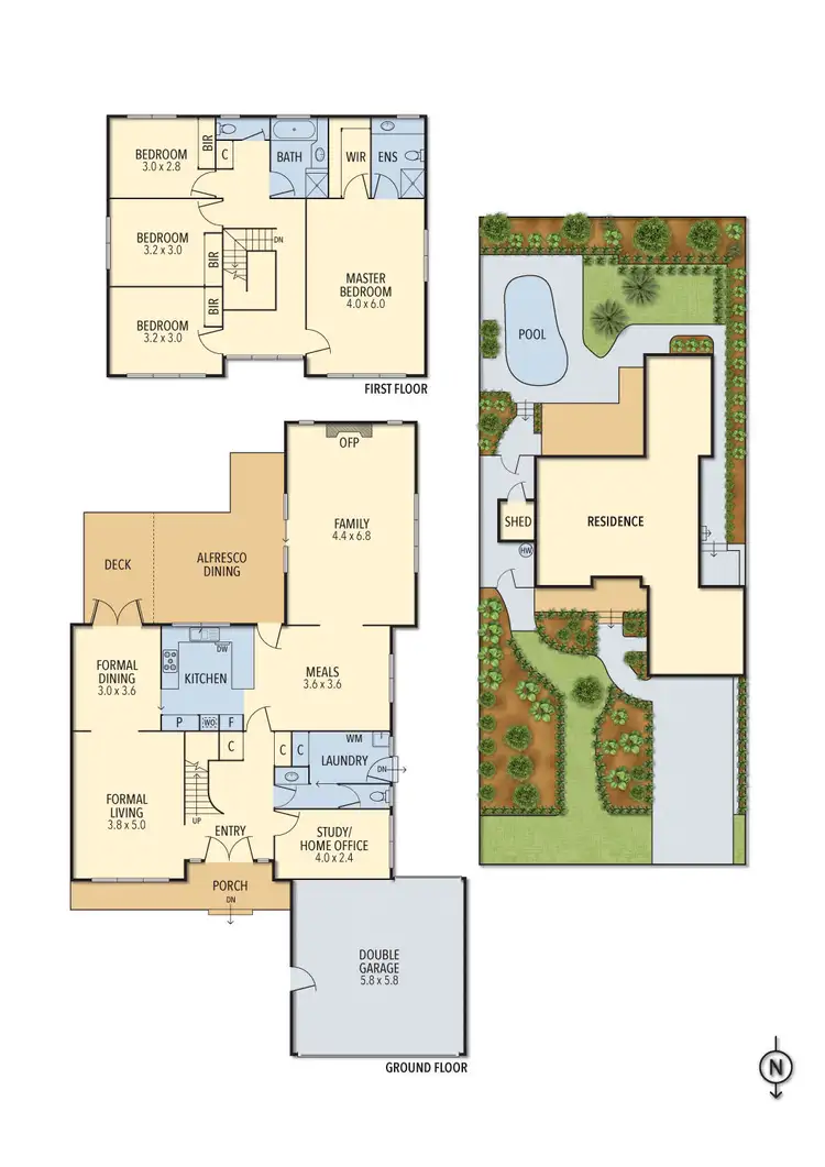 Floorplan of Homely house listing, 26 Newlands Crescent, Doncaster East VIC 3109