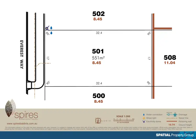 Floorplan of Homely land listing, Lot 501 Everest Way, Baldivis WA 6171