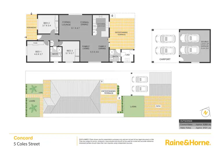 Floorplan of Homely house listing, 5 Coles Street, Concord NSW 2137