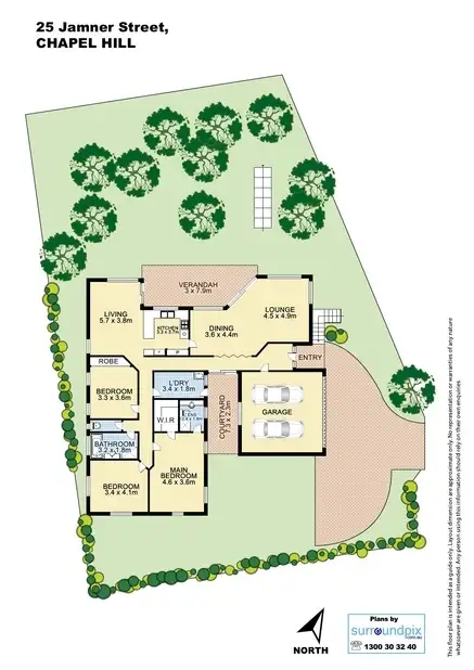Floorplan of Homely house listing, 25 Jamner Street, Chapel Hill QLD 4069