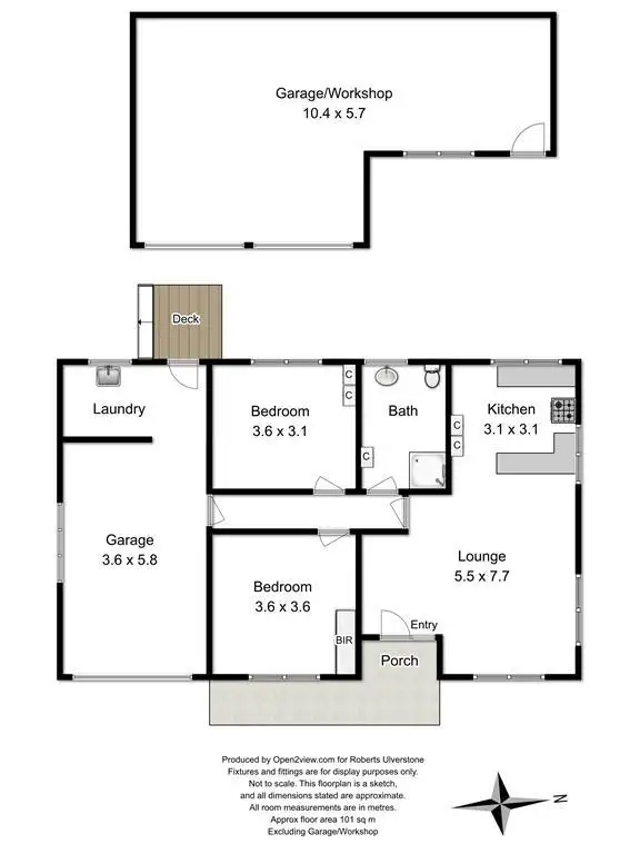 Floorplan of Homely house listing, 10B Jermyn Street, Ulverstone TAS 7315