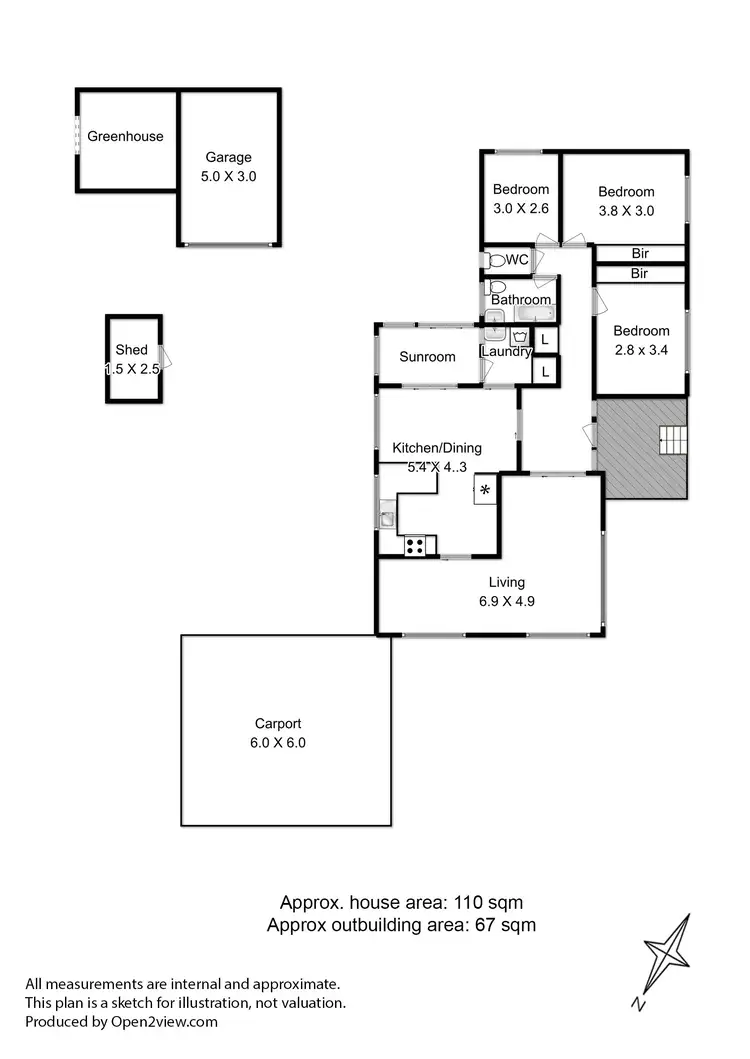 Floorplan of Homely house listing, 73 Channel Highway, Kingston TAS 7050
