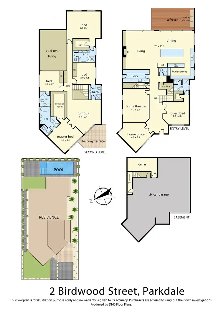 Floorplan of Homely house listing, 2 Birdwood Street, Parkdale VIC 3195